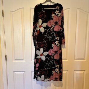 BloomChic Crew Neck Floral Mesh Dress 14-16/1X